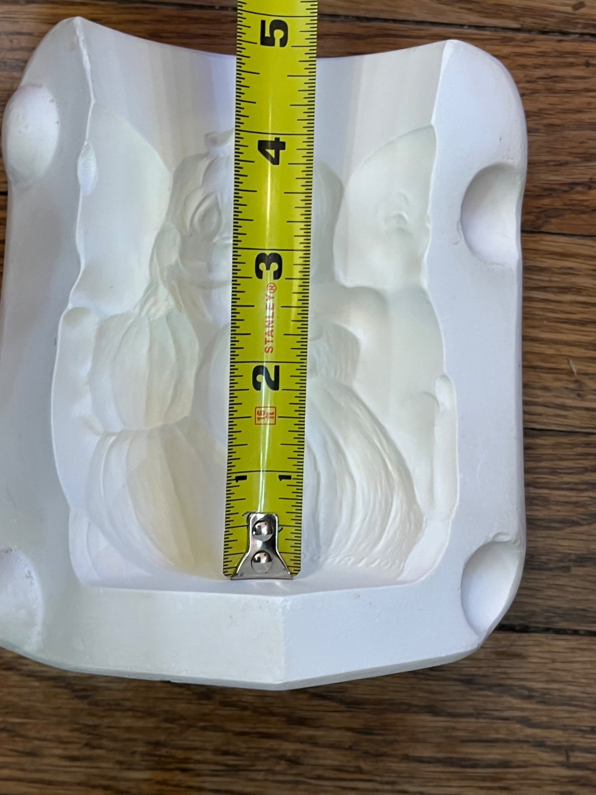 VINTAGE HOLLAND 2951 SMALL PUMPKIN BOWL CERAMIC SLIP CAST MOLD 9"x6.5"