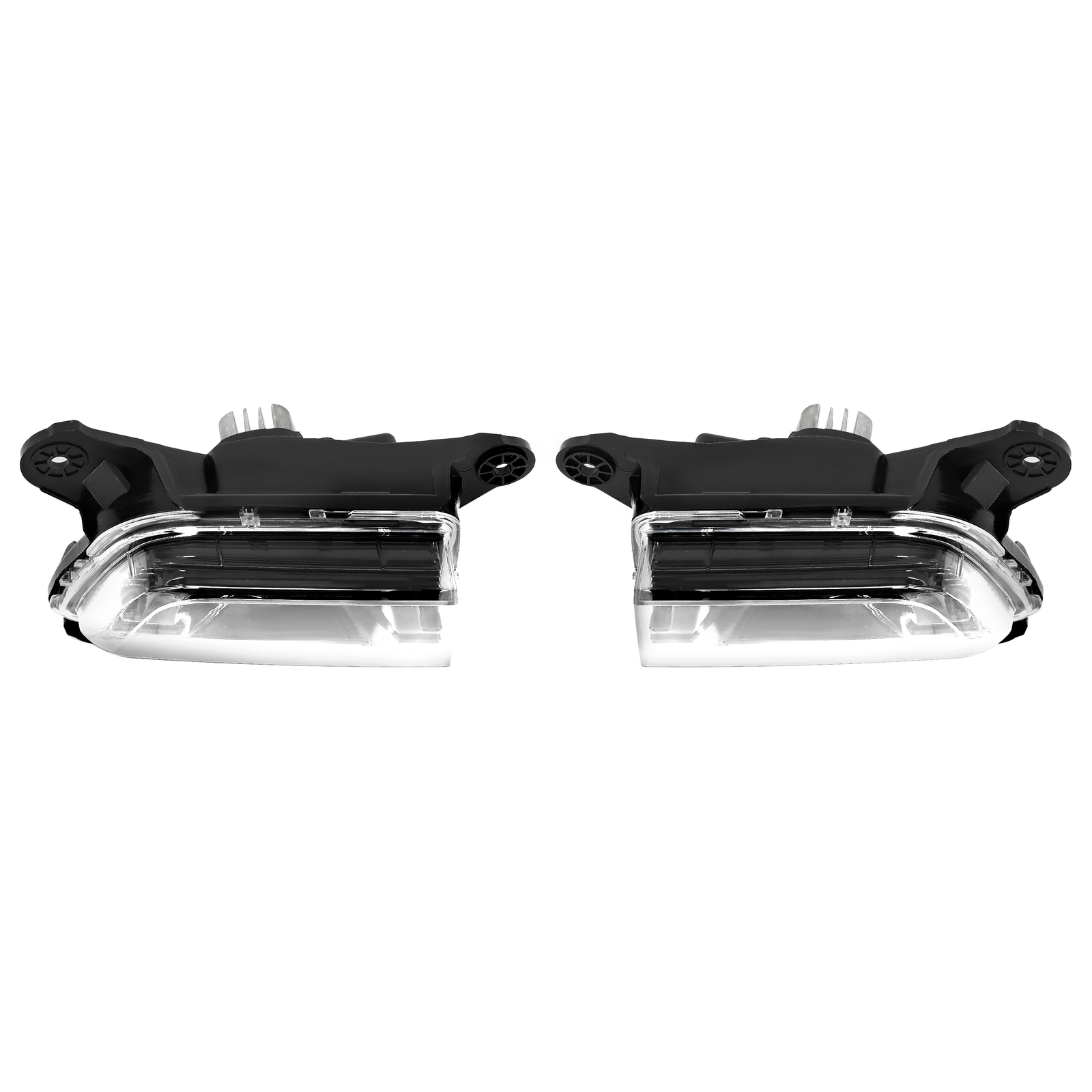 For 2019 2020 2021 2022 Chevy Silverado 1500 LED Daytime Fog Light Lamps Black