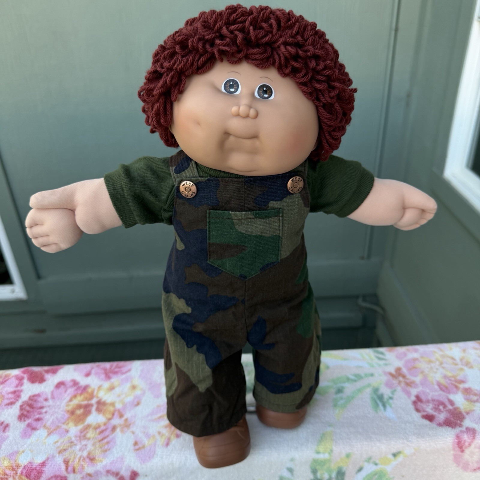 1986 Cabbage Patch Kids HM14 KT Factory Auburn Hair Brown Eyes Gorgeous Boy!🤎