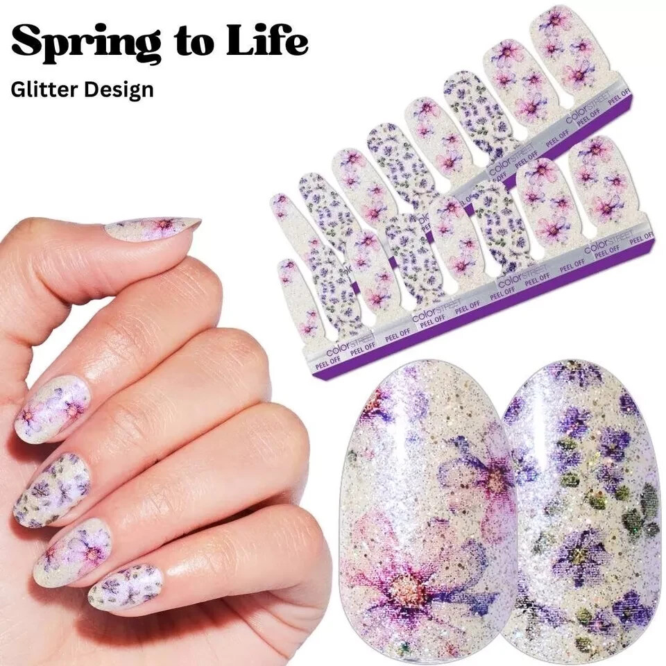 🌸 🌷Color Street 🐰 SPRING Floral Nail Polish Strips New🪻🪴