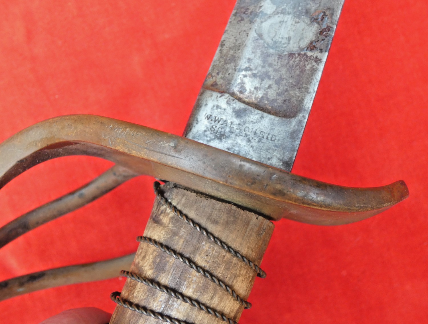 ANTIQUE AMERICAN M1840 WRIST BREAKER CAVALRY SABER CIVIL WAR sword dagger blade