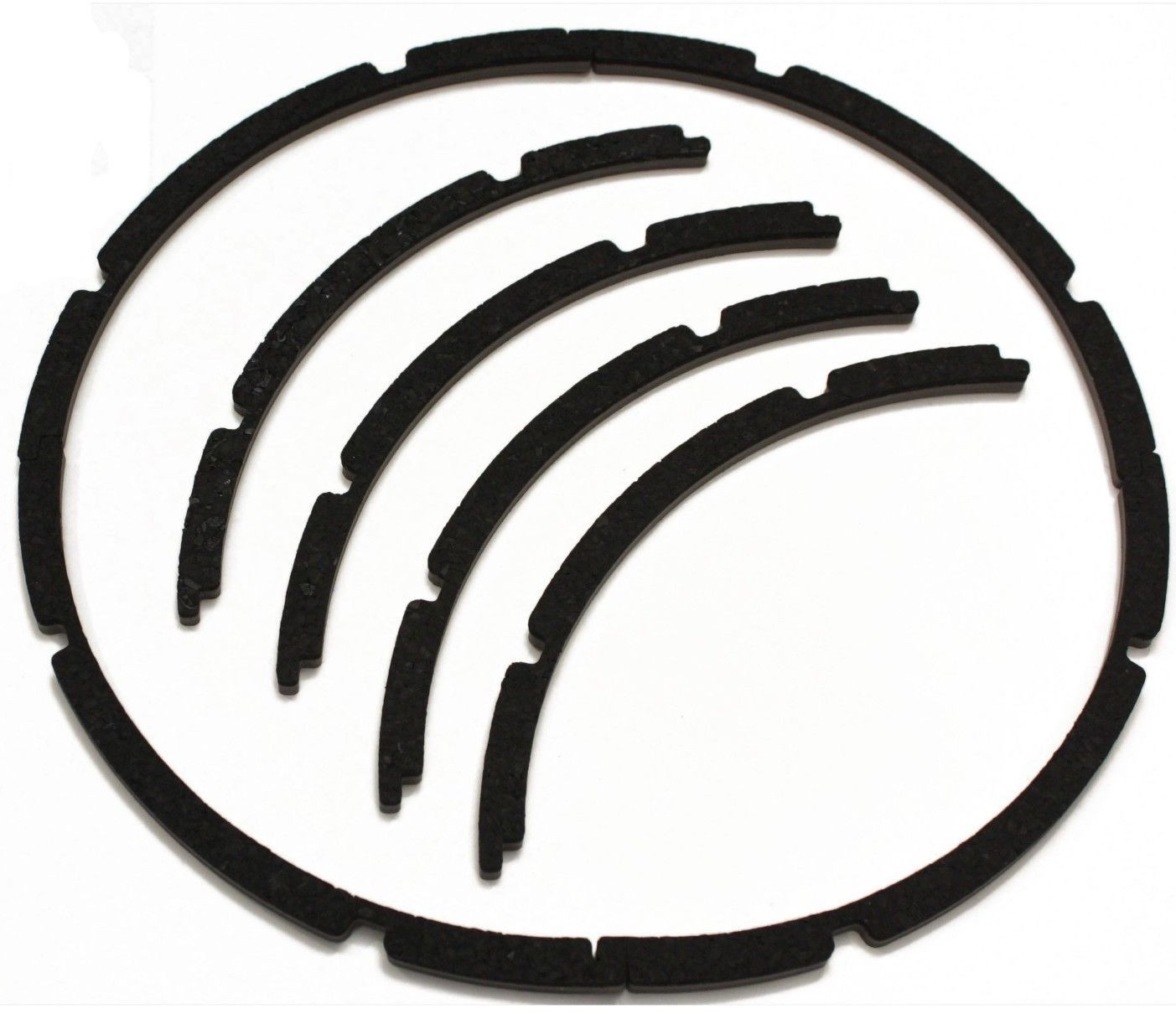 15" Speaker gaskets Pair Rubitex / Cork !!!!!!!!!!!!!!!