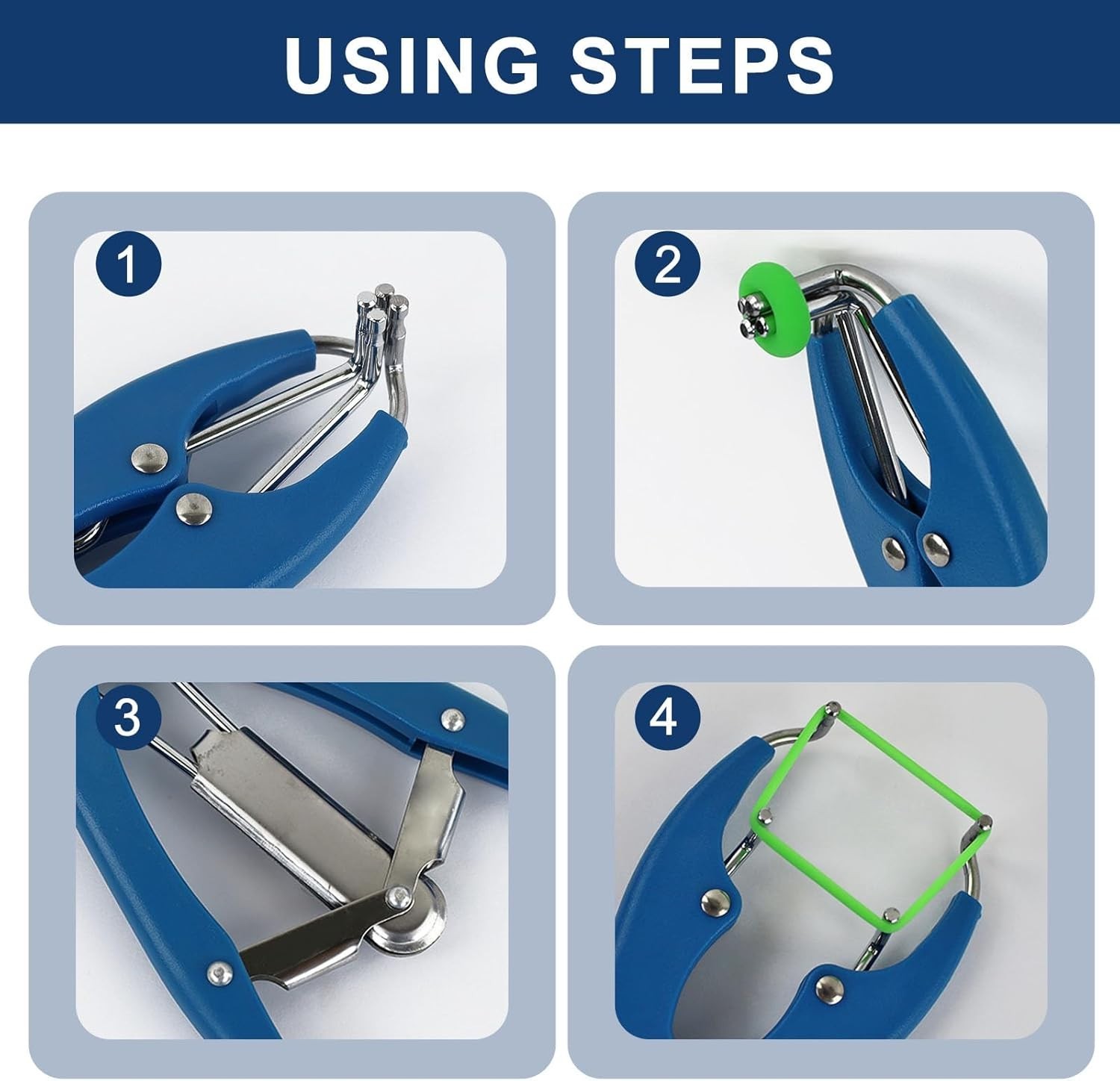 Goat Banding Kit Calves Tool, Expander Plier Bander with 100pcs...