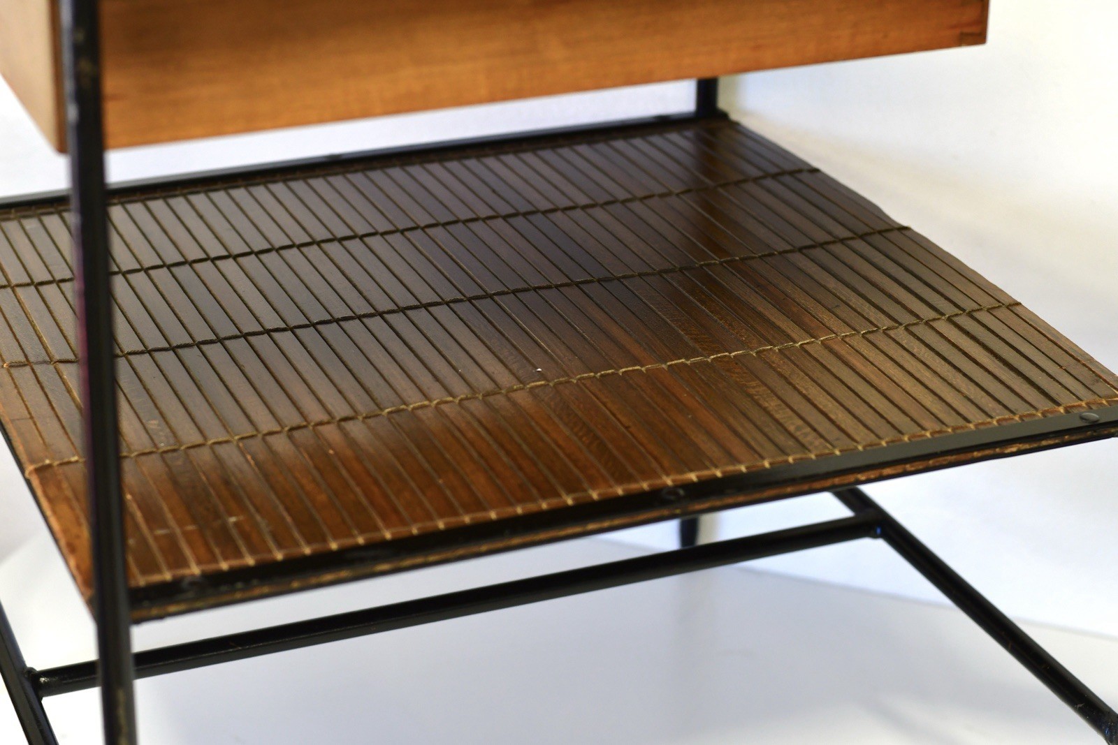 Mid Century Modern Pair of PAUL MCCOBB Wrought Iron PLANNER GROUP End Tables