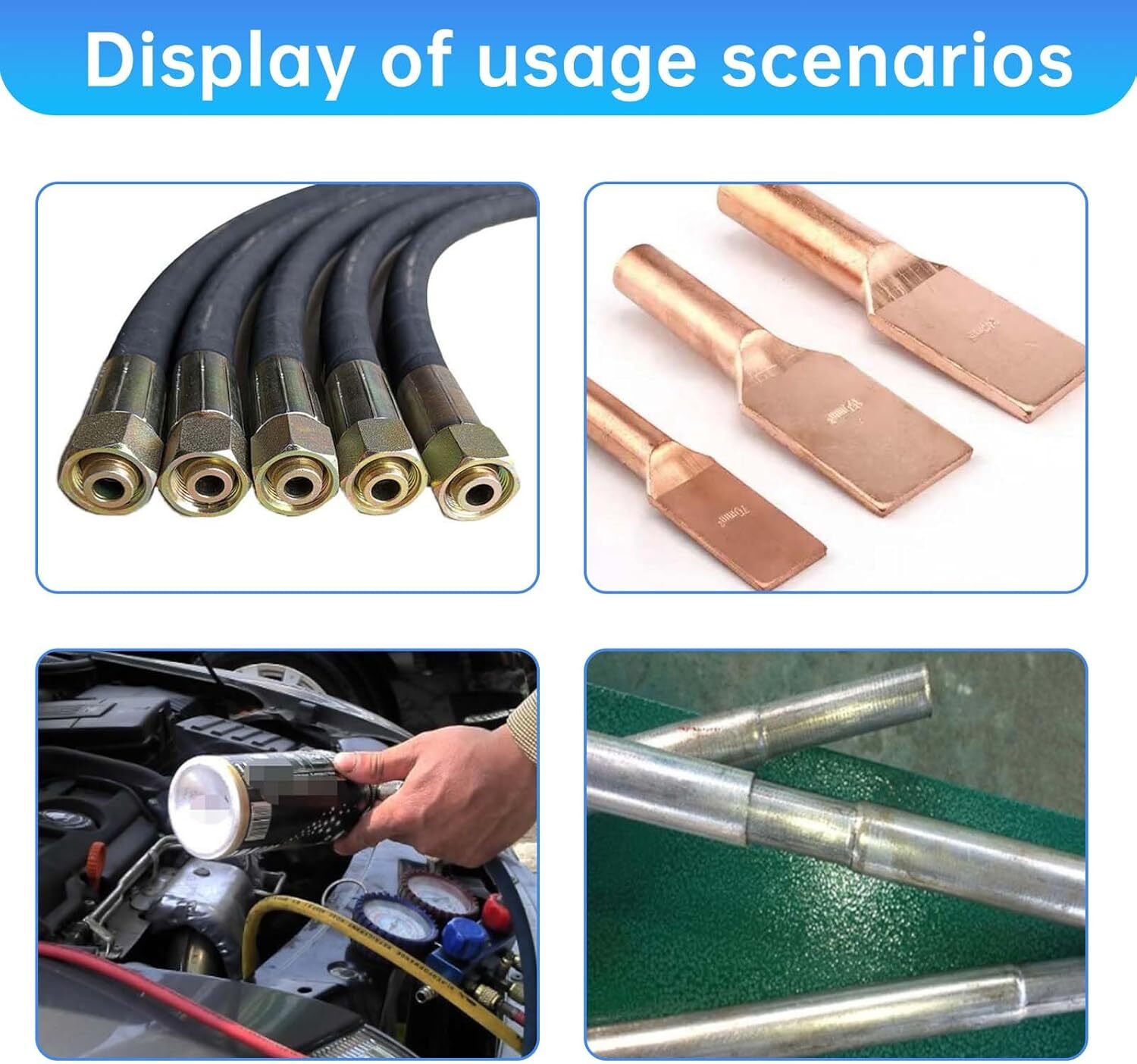 Hydraulic Hose Crimper Pipe Clamping Machine With 8 Sets Dies 10mm-30mm 5600KN