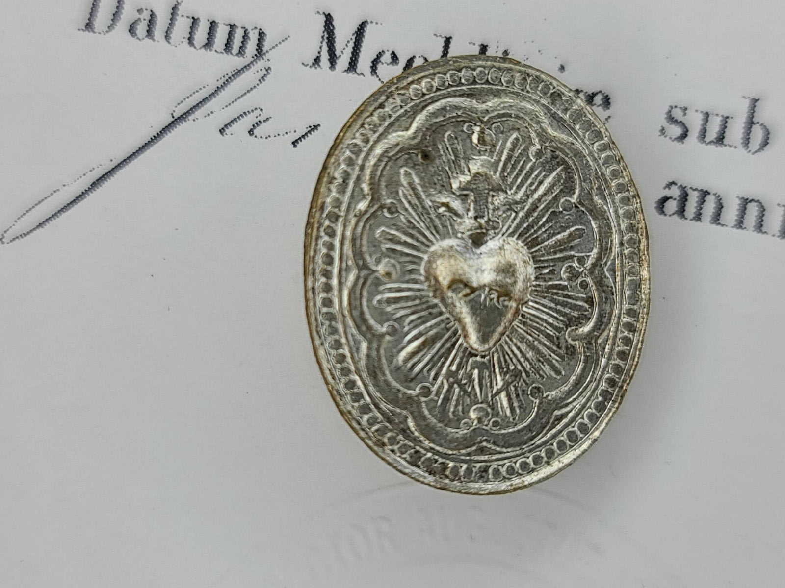 Reliquary Relic of Saint Bernard of Corleone with document