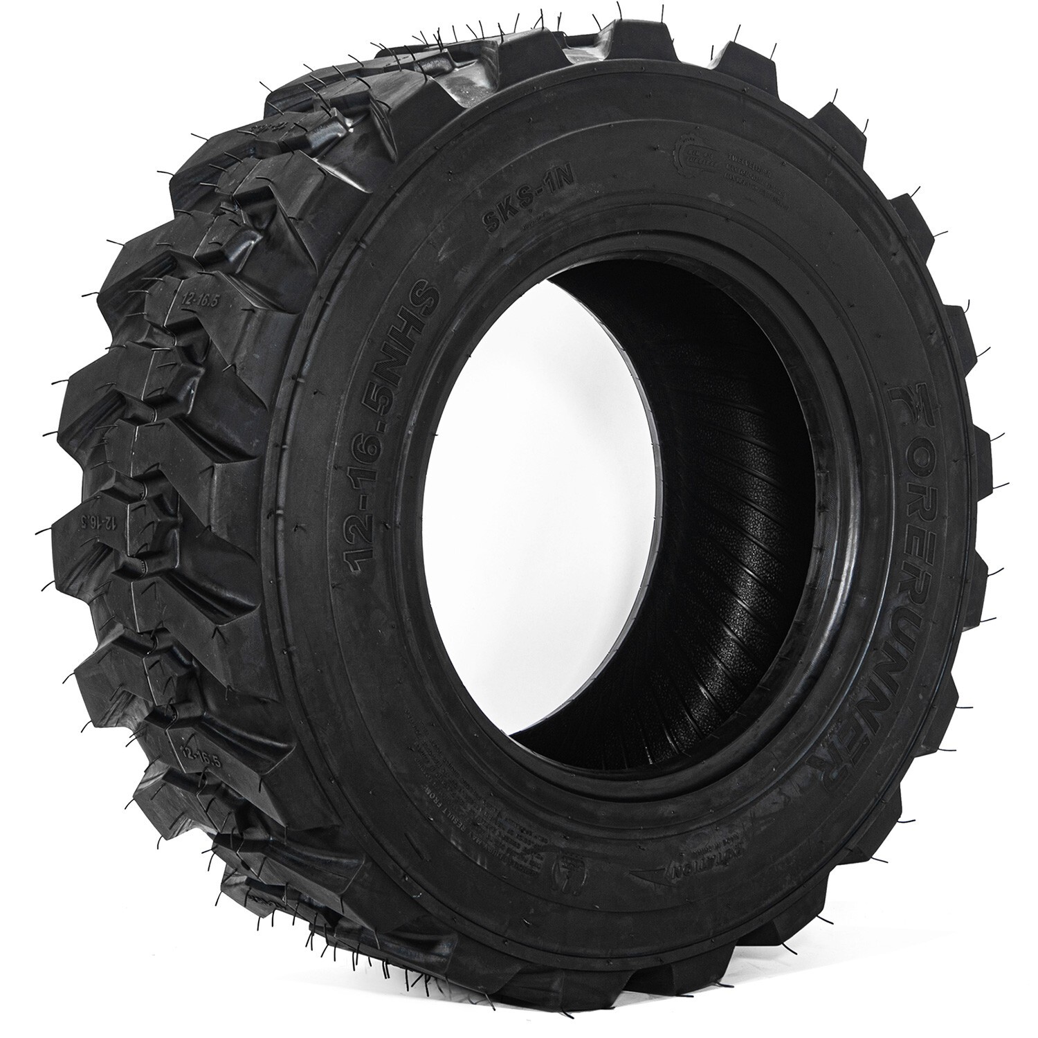 4X 12X16.5 12PR 12-16.5 Heavy Duty SKS Skid Steer Tires 12 16.5 for Bobcat