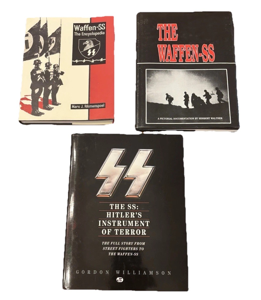 3 Waffen-SS Books Encyclopedia Pictorial Hitler’s Instrument Terror Williamson