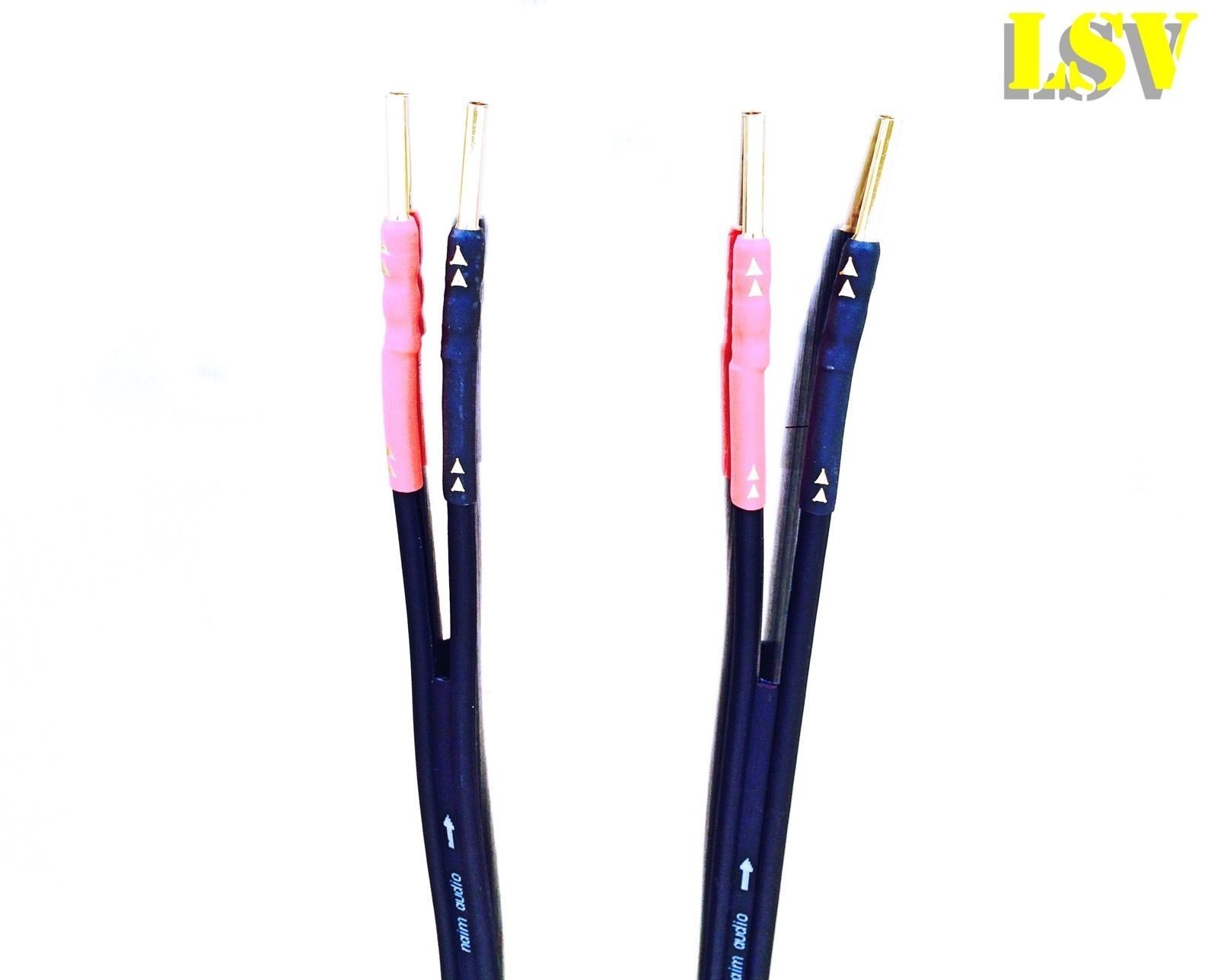 Naim NAC A5 Black Speaker Cable - Naim Banana Plugs Terminated A Pair