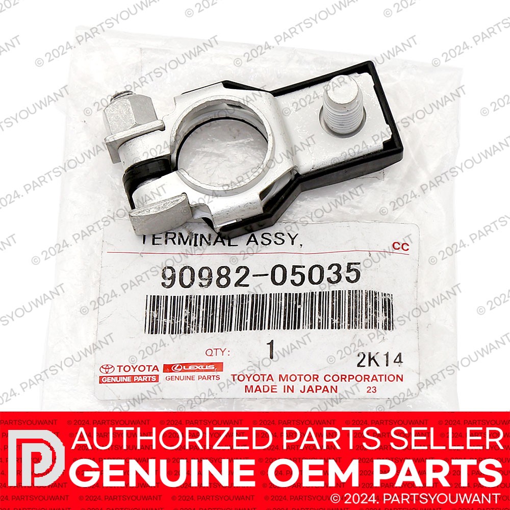 GENUINE Toyota 4Runner Tacoma Camry OEM Positive Battery Terminal 90982-05035