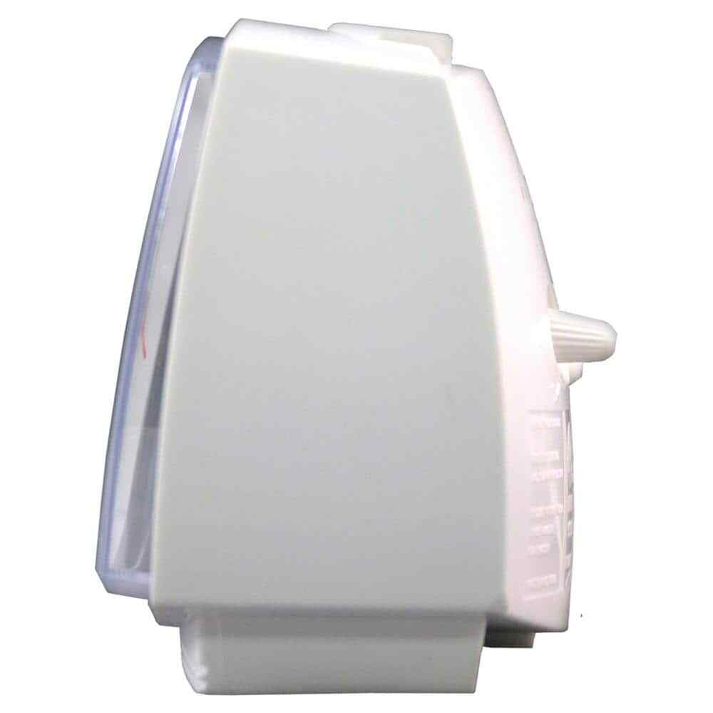 Equity by La Crosse 33100 Electric Silent Analog Alarm Clock - White