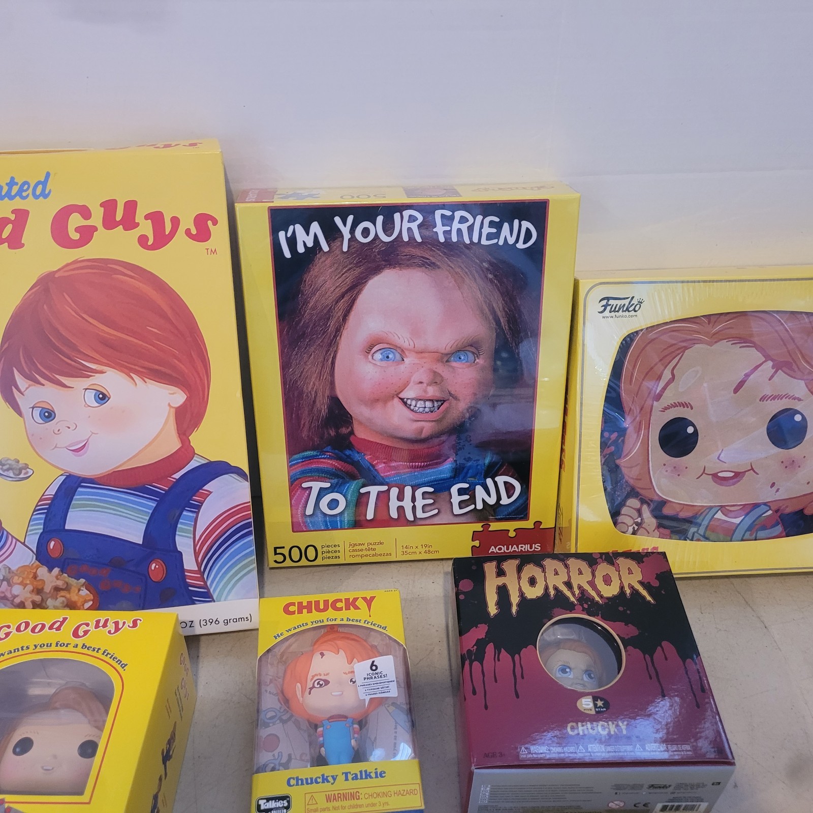Good Guys Horror Doll Childs Play Movie Memorabilia Toy Lot