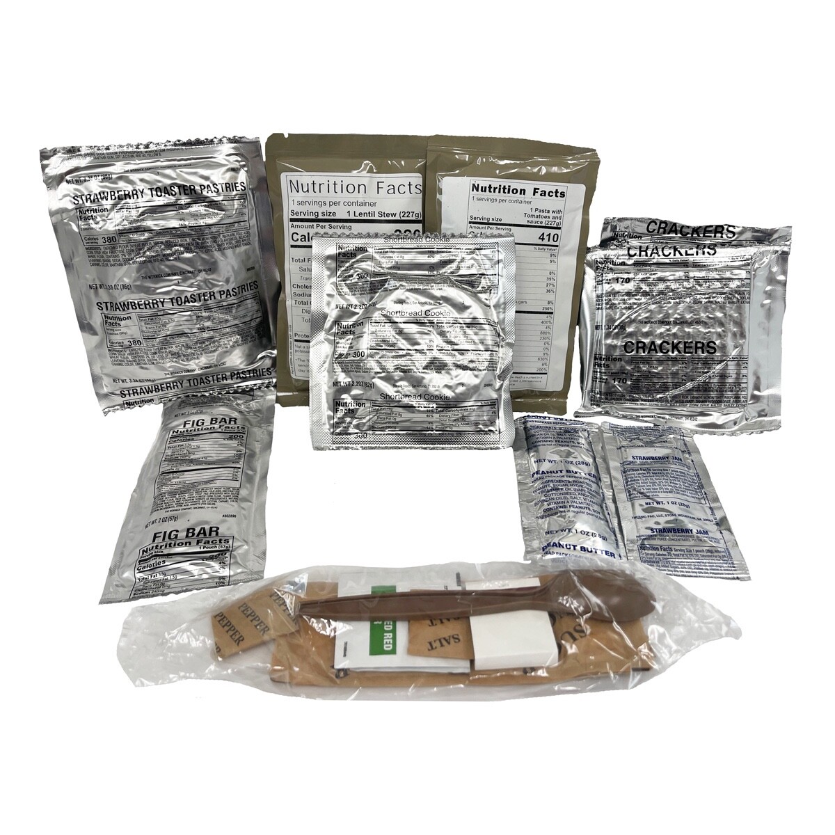 MRE Meals Ready to Eat Humanitarian Daily Rations 7/25 or Later - 1 Case