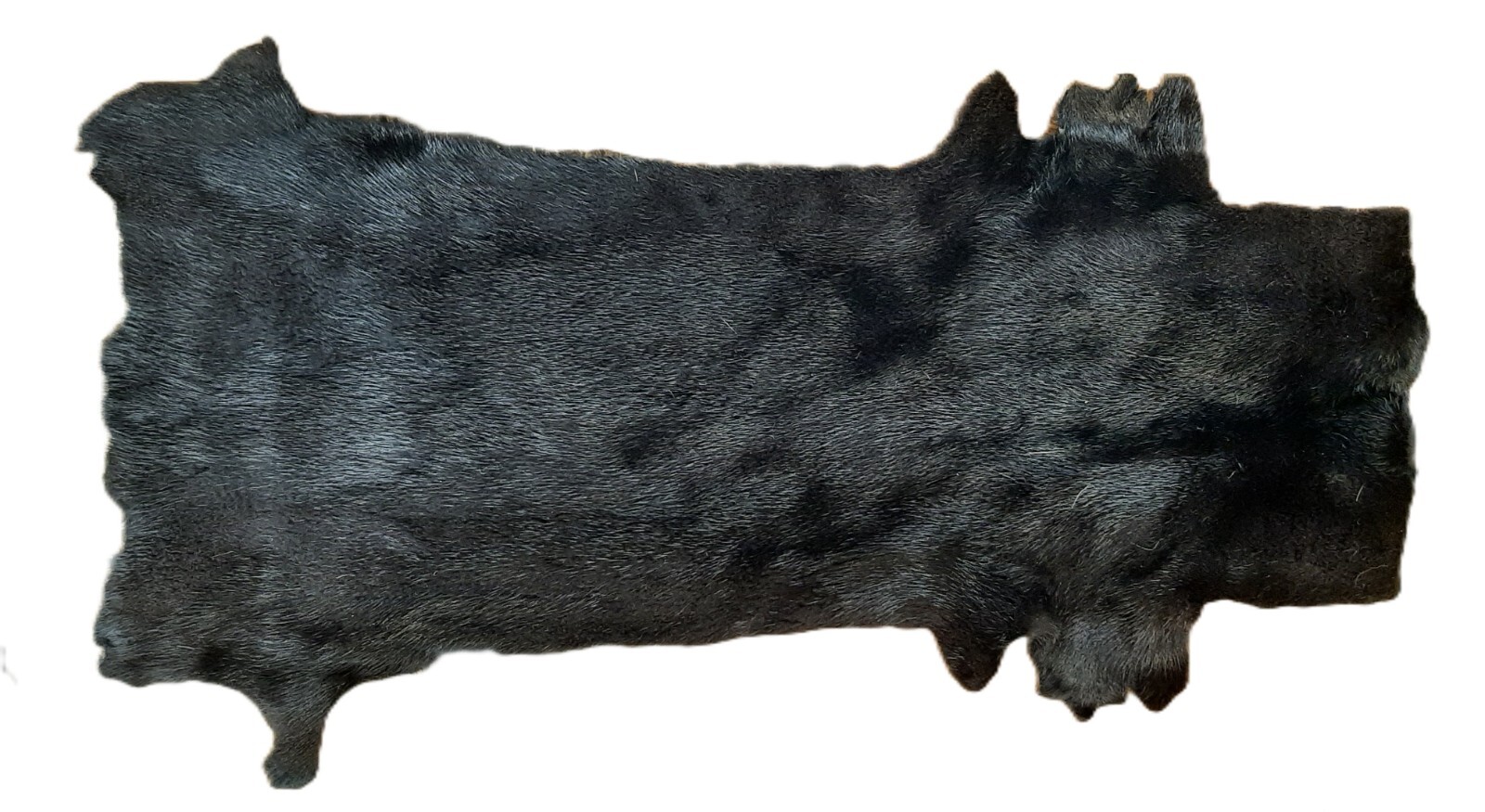 Black Mink Pelt, Open Tanned
