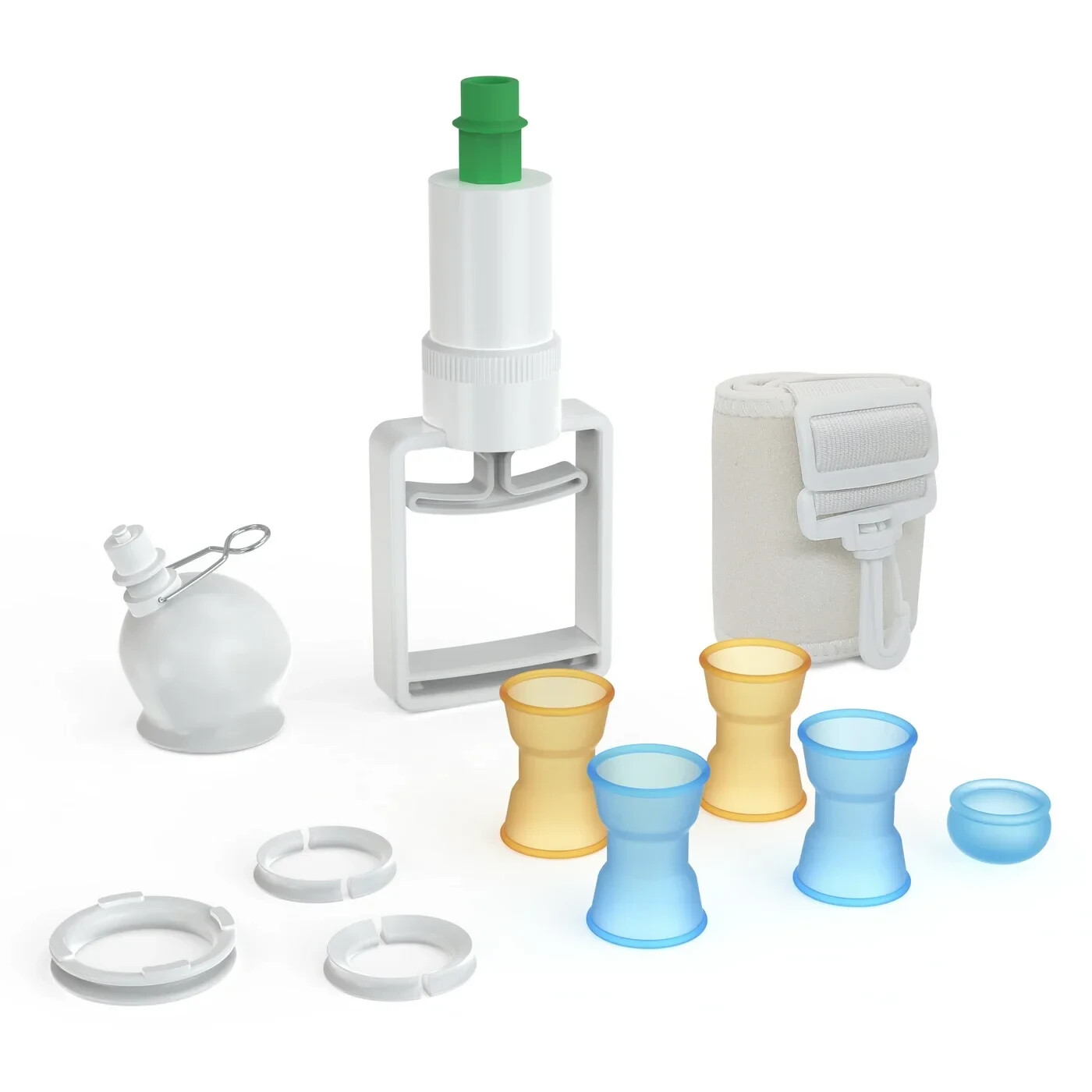 Male Physical Penis Extender Enlargement Device Penis Vacuum Cup+Leg Belt