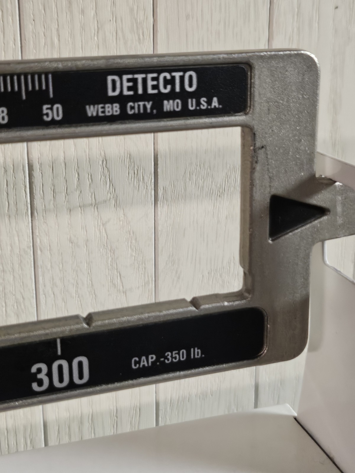 Detecto 350 Physician Weigh Beam Scale with Height Rod- Vintage Scale