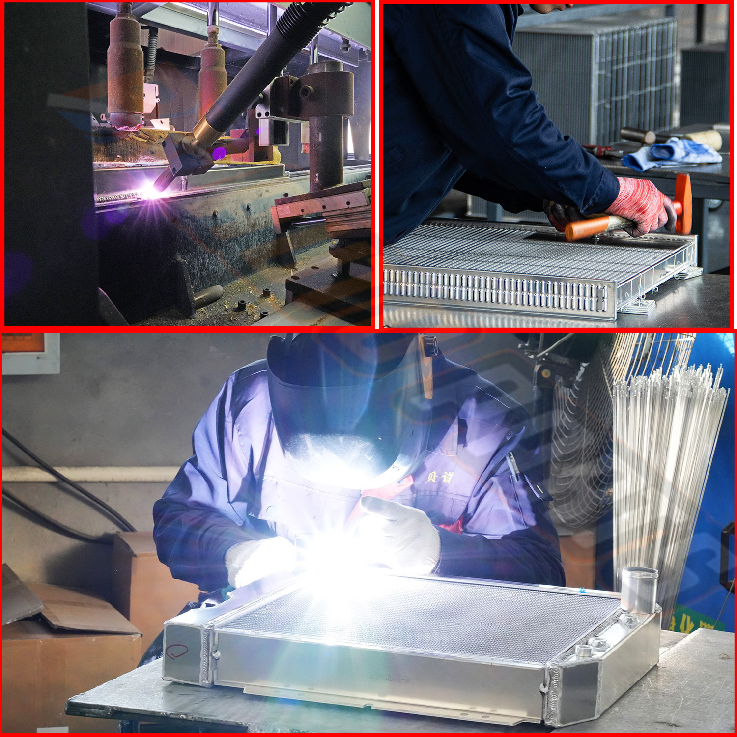 Aluminum 3 Row Radiator 162 For 78-88 G-Body Monte Carlo El Camino Regal Cutlass