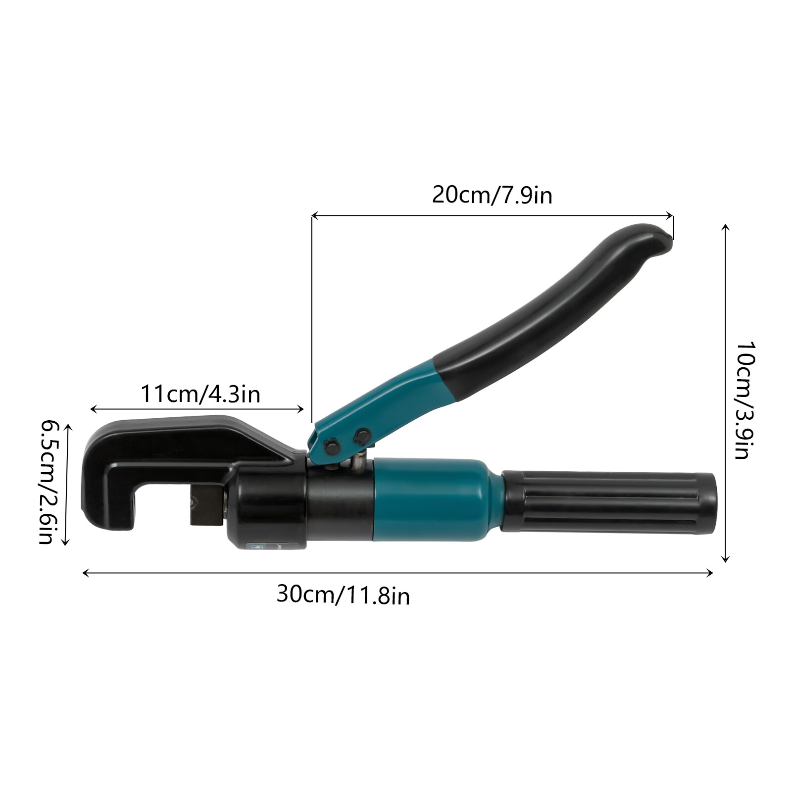 8T Hydraulic Crimper Crimping Tool Wire Rope Swaging Cable Railing Kit+8 Dies