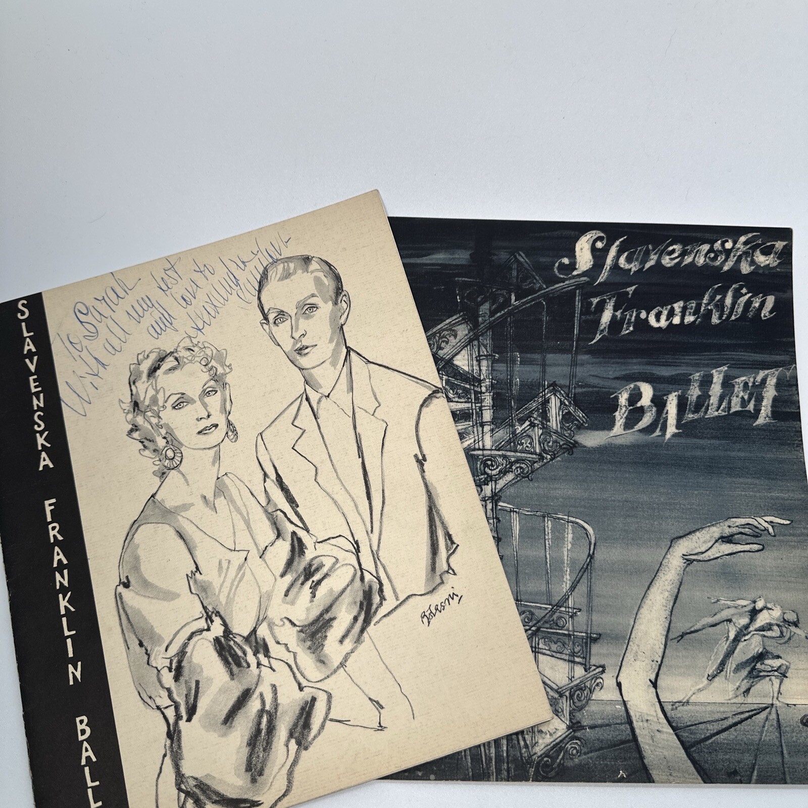 Lot of 15 Vintage Ballet Programs - Signatures / Ballet Russe / Slavenska / etc.