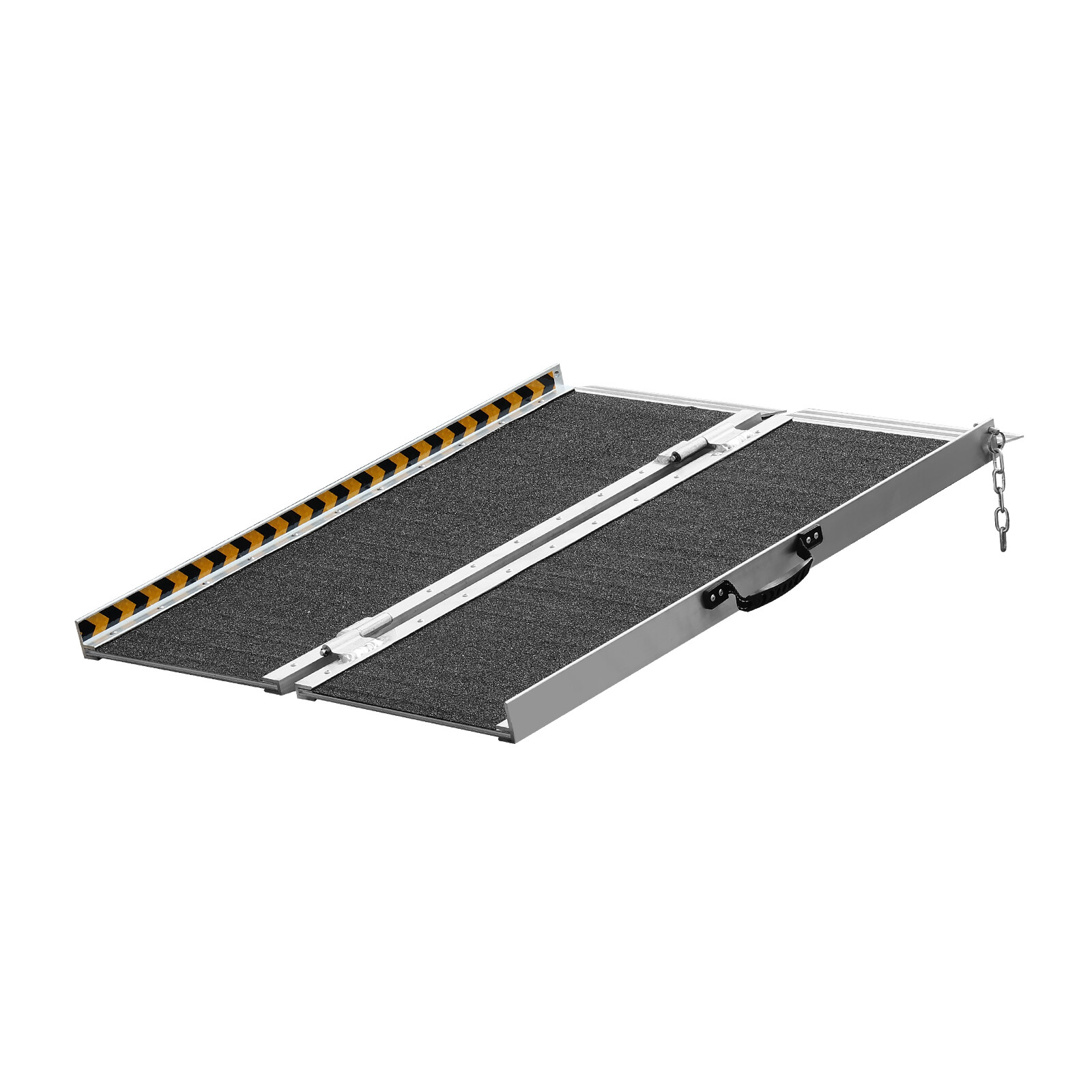 VEVOR 2' 800lbs Folding Wheelchair Ramp Aluminum Mobility Ramp Portable Non-Slip