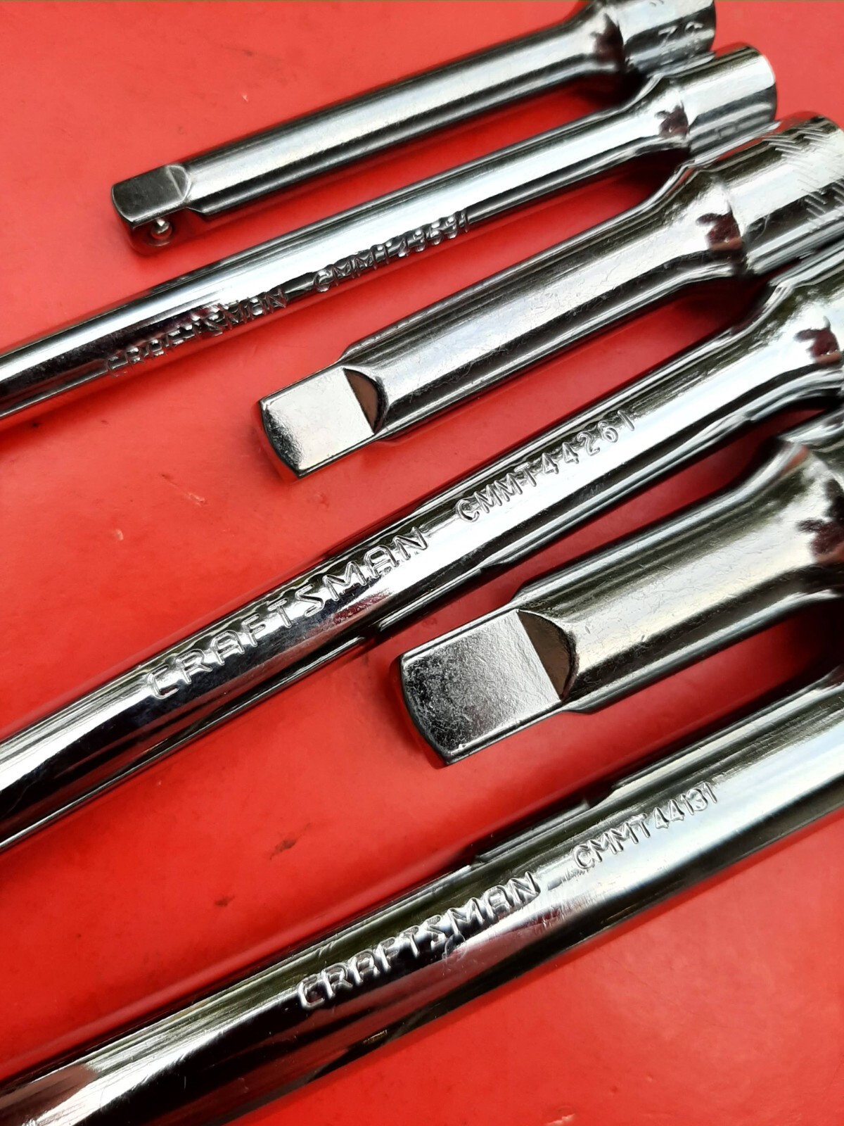 NEW CRAFTSMAN TOOLS 6 Piece 3" & 6" Ratchet Socket Extension Set 1/4" 3/8" 1/2"