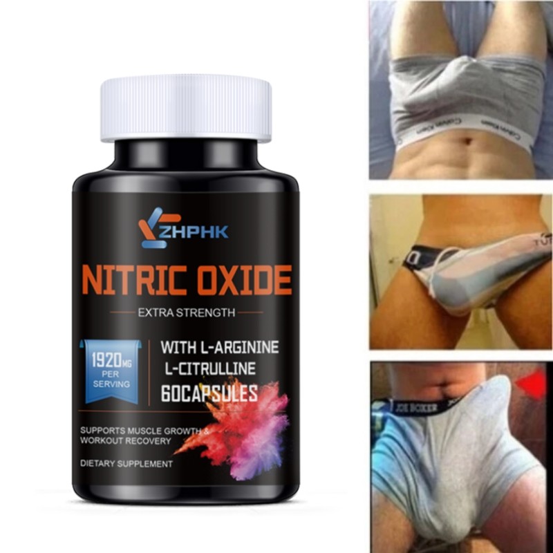 Nitric Oxide & Circulation Booster | L-Arginine, L-Citrulline | Extra Strength