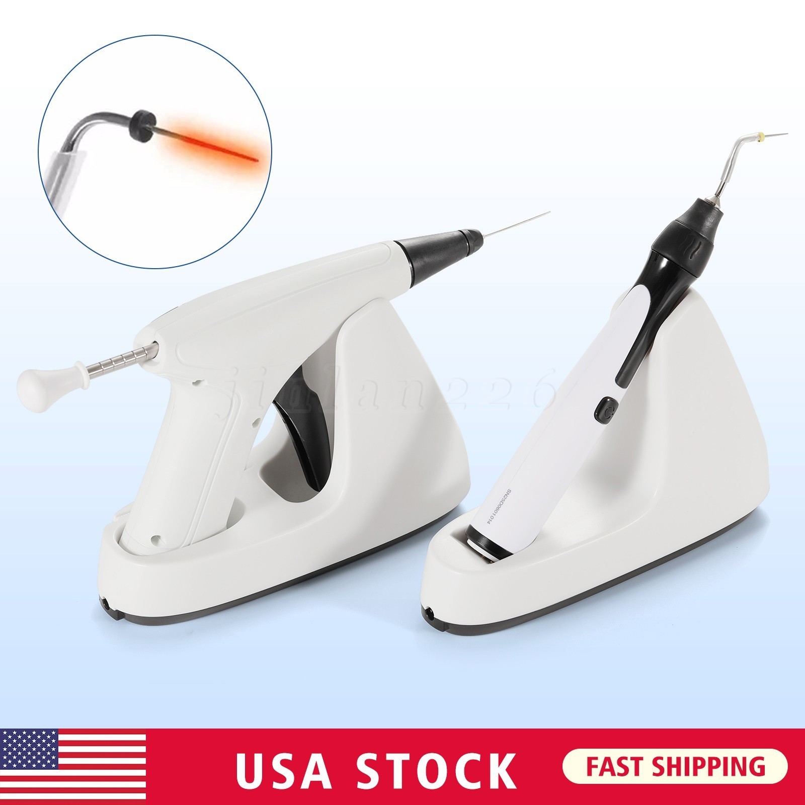 USA Dental Obturation System Gutta-percha Endodontic Heated Gun & Heated Pen
