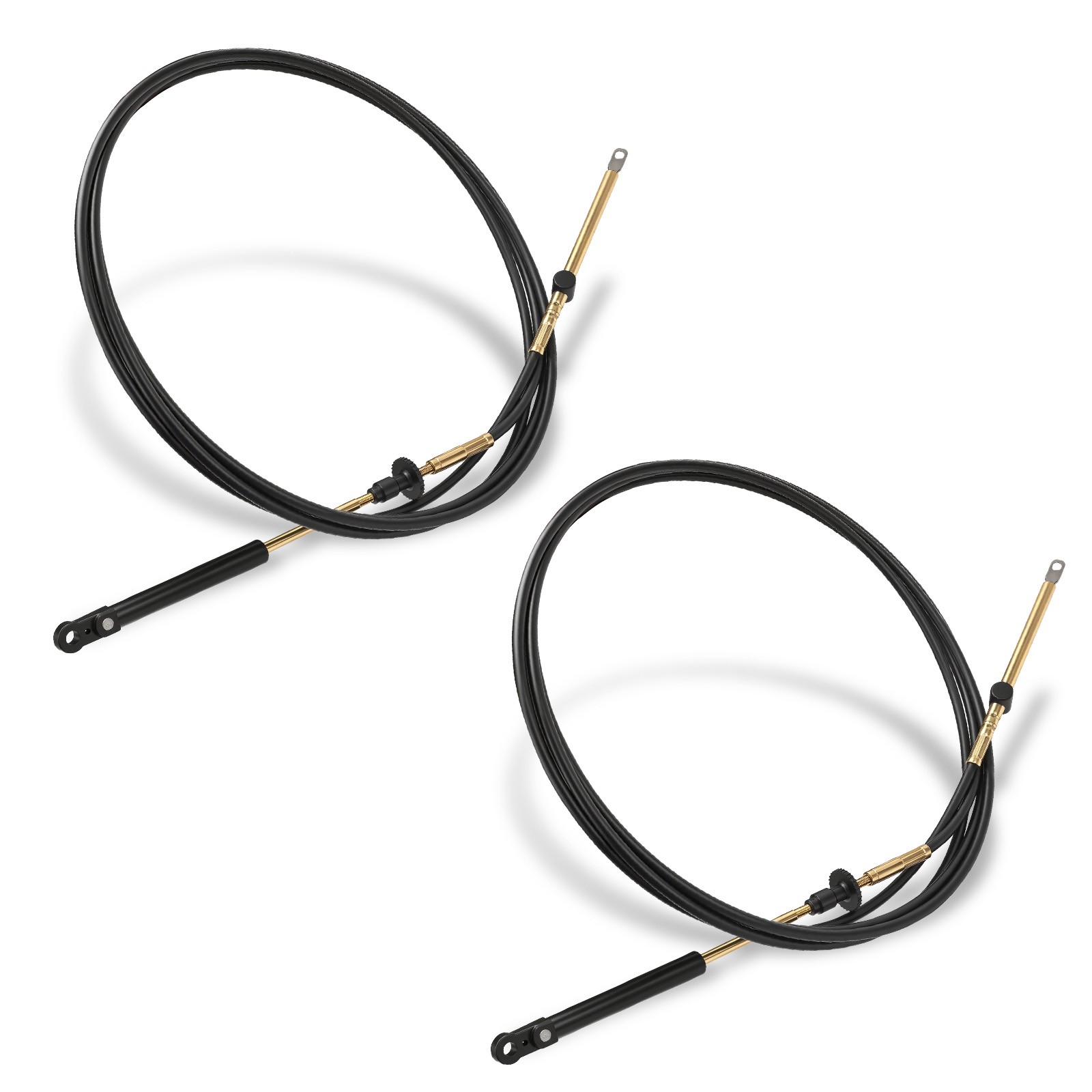 2 Pcs Throttle Shift Remote Control Cable For Johnson Evinrude OMC BRP 1979-1994