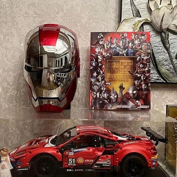 Iron Man 1:1 MK5 Jarvis Deformable Voice Control Wearable Helmet Christmas Mask