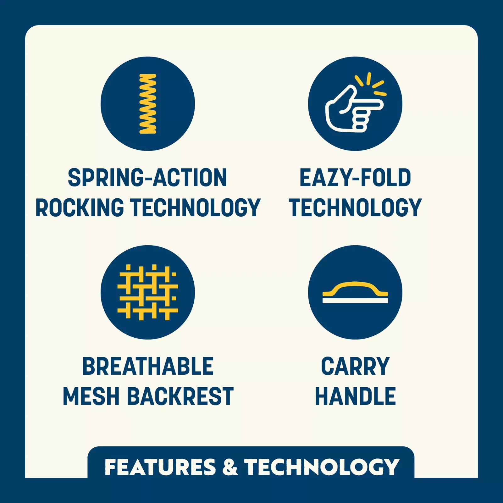 GCI Outdoor Freestyle Rocker Mesh Chair Color: Heathered Red/Black