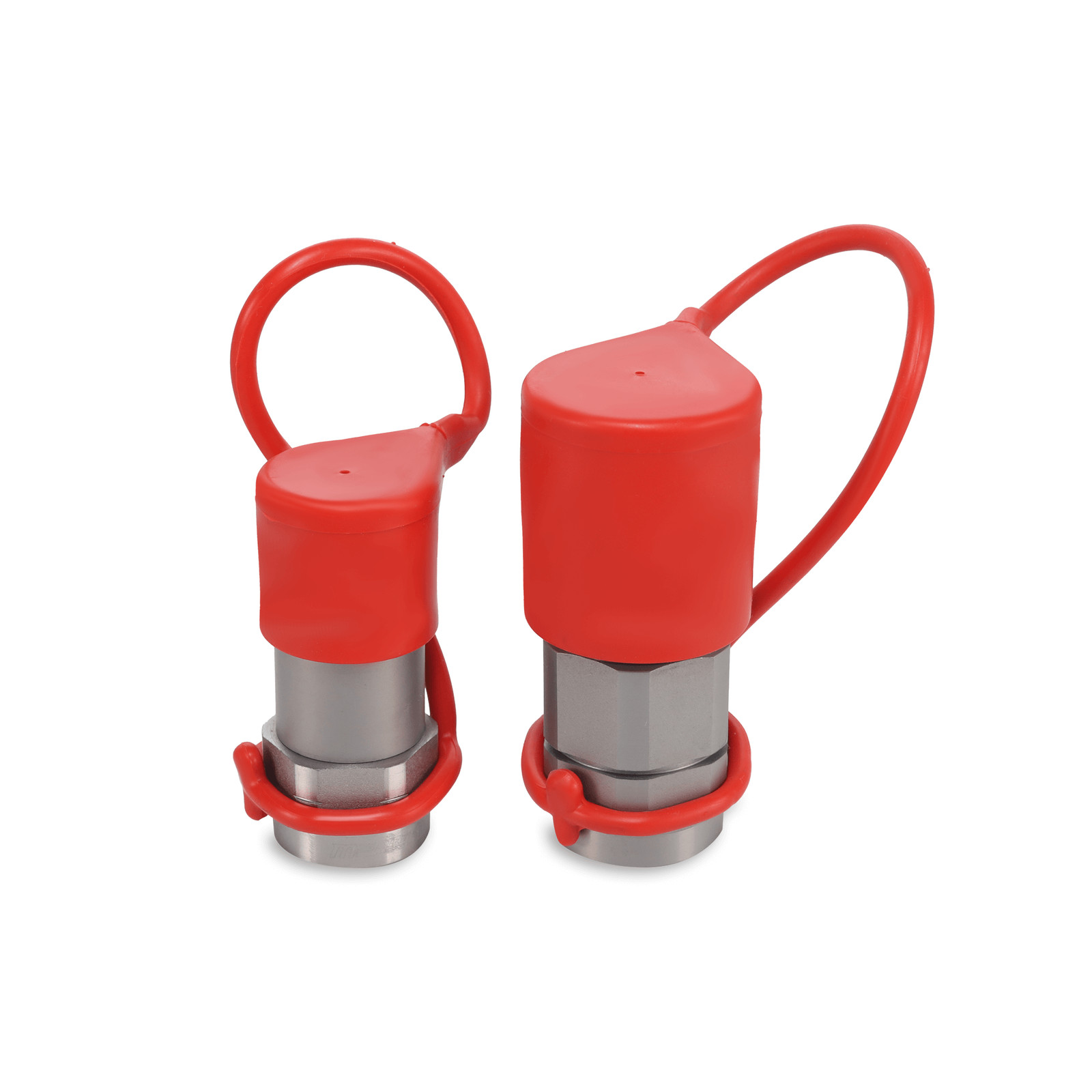 3/8″ Flat Face Hydraulic Quick Couplers Set - 3/8″ NPT Thread