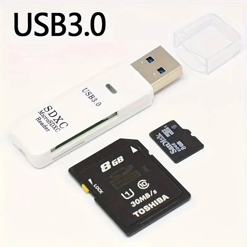 USB 3.0 Micro SD SDHC TF Card Reader Memory Adapter for PC Laptop Camera lot