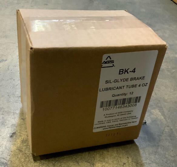 AGS SIL-Glyde 4 oz Tube Silicone Based Brake Assembly Lubricant 12pack
