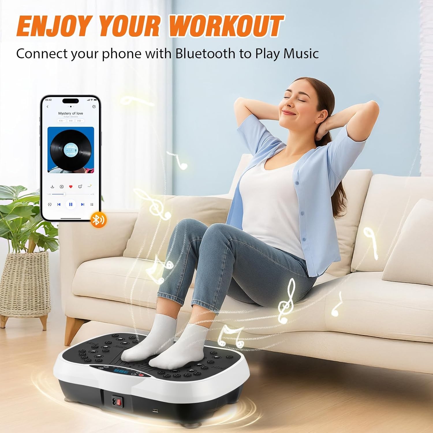 NEW Vibration Platform Exercise Machine Whole Body Workout Vibrate Plate Fitness