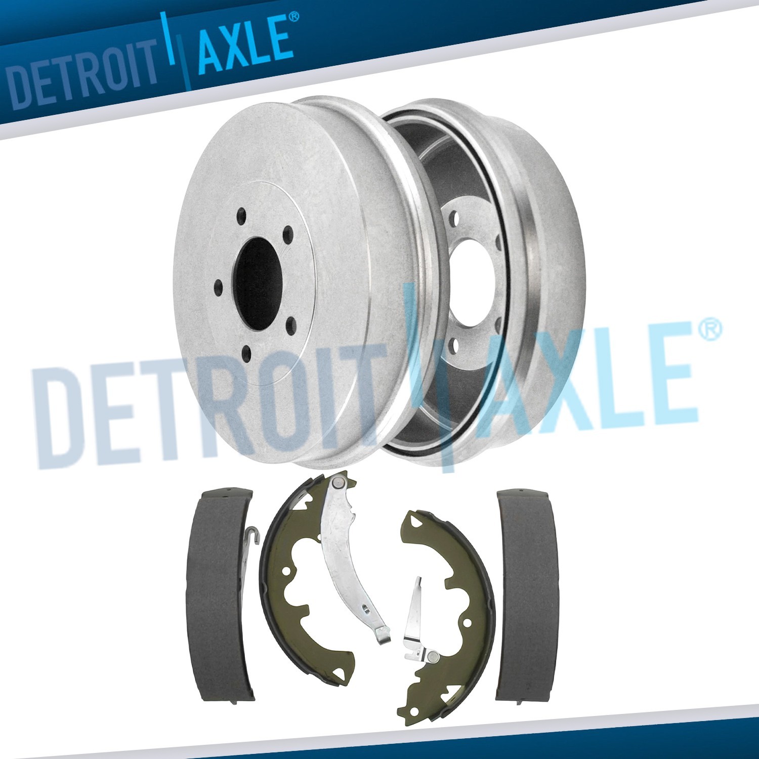 Rear Brake Drums and Shoes Kit fit for 2008 - 2012 Ford Escape Mercury Mariner