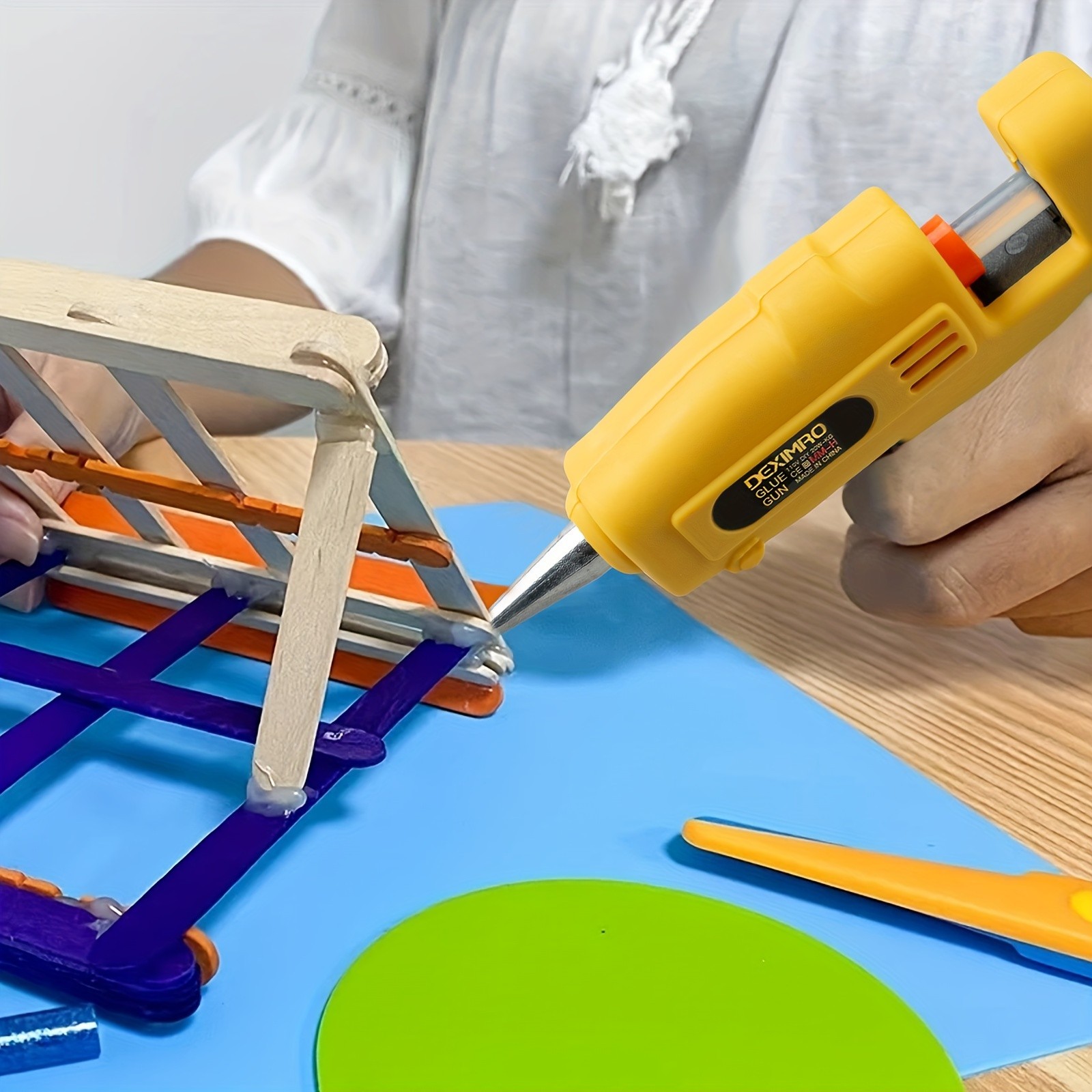 Drip-Proof Hot Glue Gun - High Temp for DIY, Crafts & Home Repairs