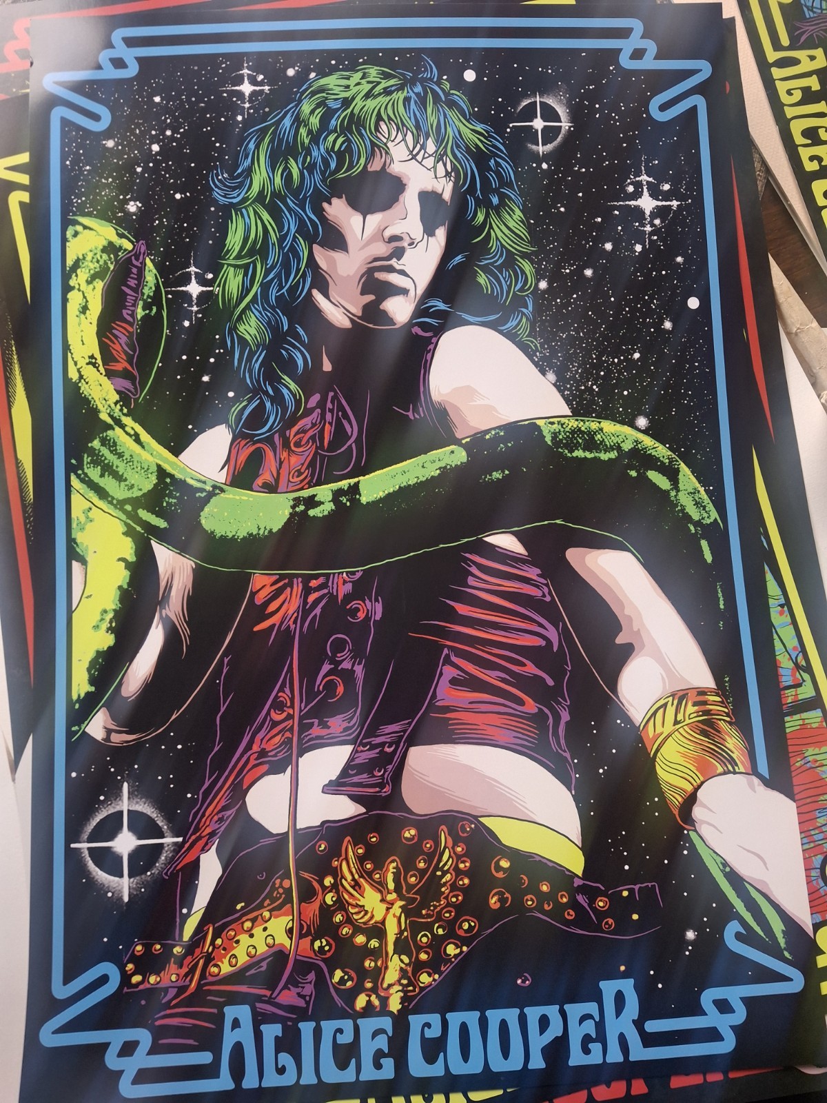 Alice Cooper Vip Tour Poster Set 2023