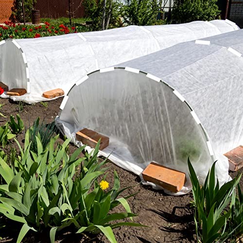 32PCS White Clamp for 1/2 Inch Greenhouses PVC Pipe, Row Covers, Shelters,