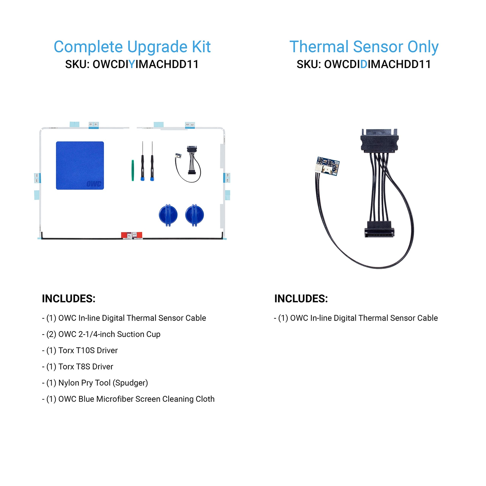 OWC in-Line Digital Thermal Sensor HDD Upgrade Cable for iMac 2011
