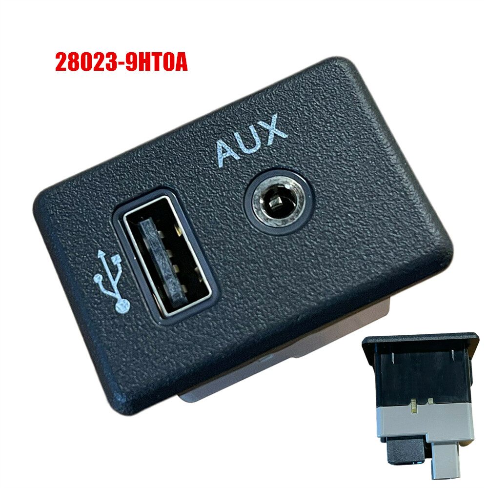 New Audio AUX Socket Plug USB Port For Nissan Altima 2012-2018 Murano 2015-2022