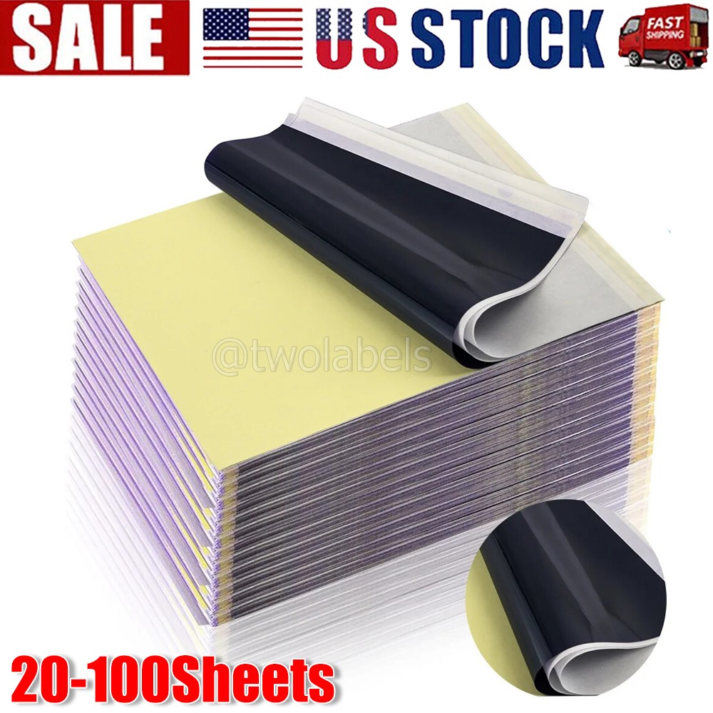 Tattoo Transfer Paper Stencil Carbon Thermal Tracing Hectograph Supplies Sheets