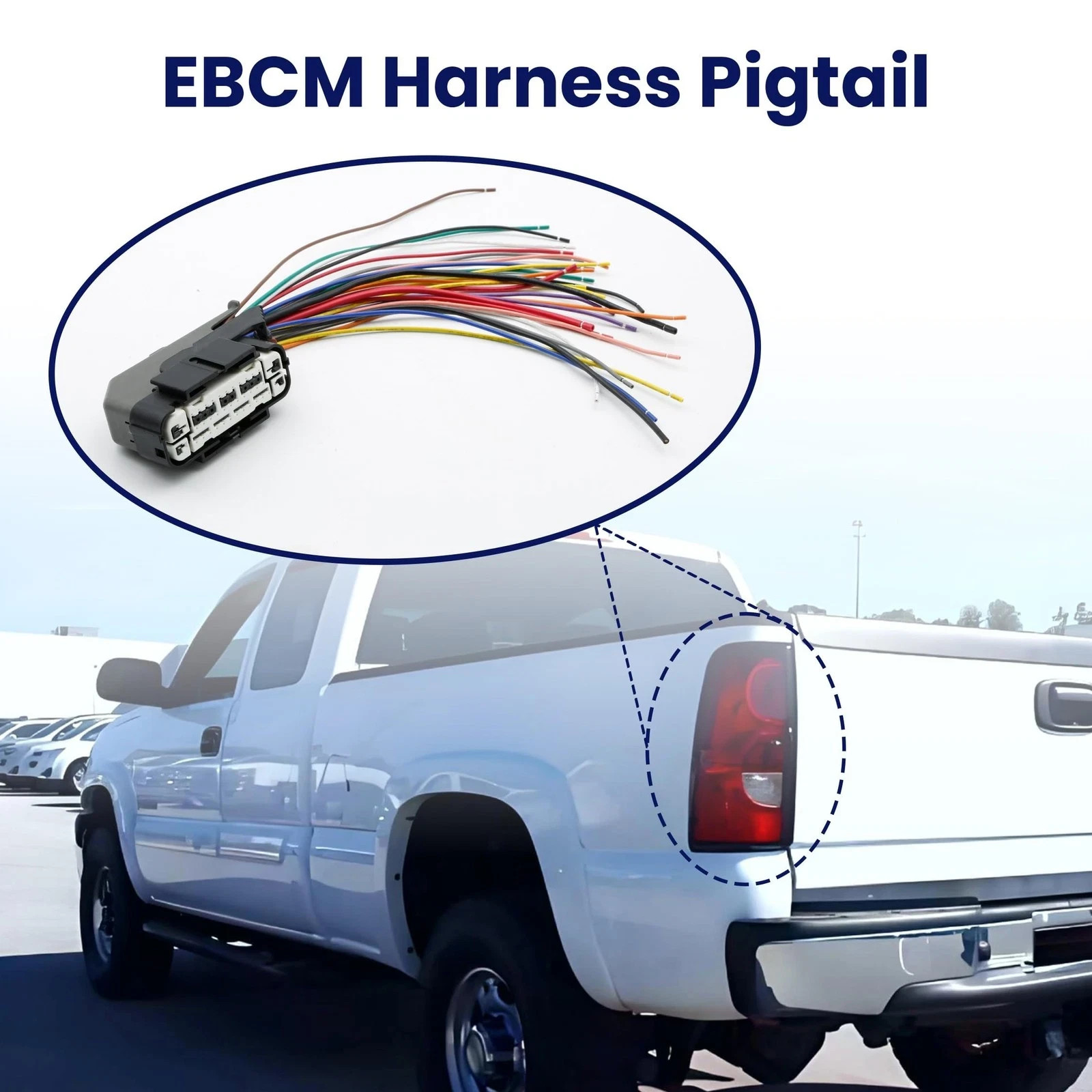 Electronic Brake Control Module Harness Pigtail Fit for Cadillac Chevrolet GM...