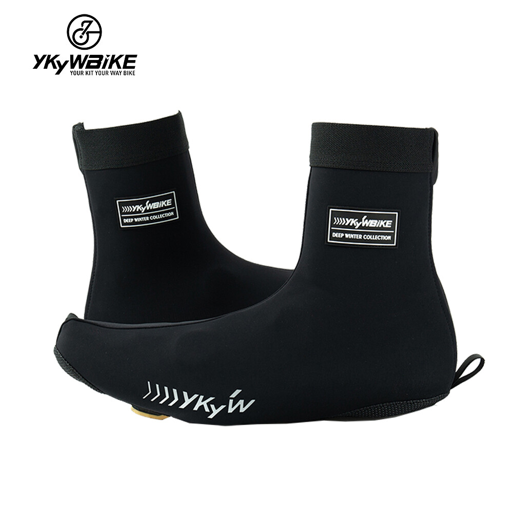 YKYWBIKE Cycling Shoe Cover Bike Shoe Covers Warm Waterproof Windproof Overshoes