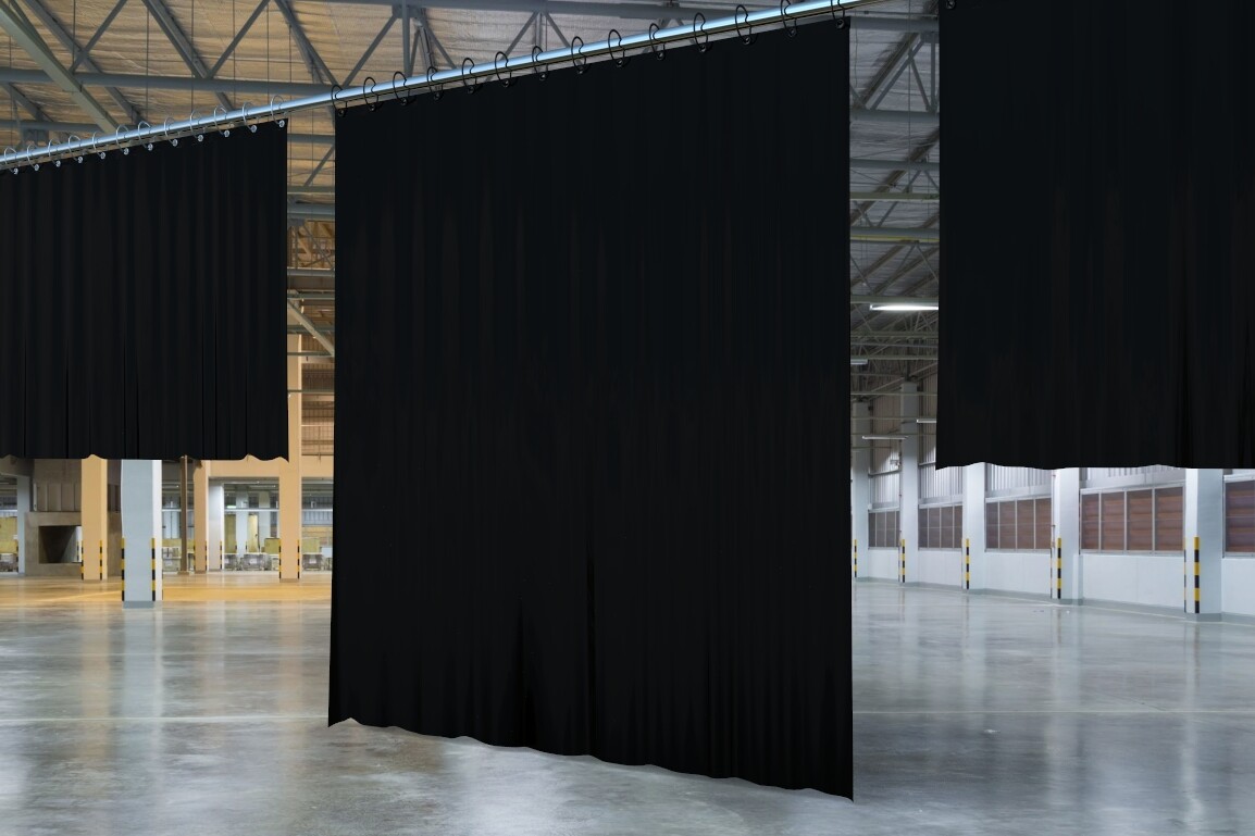 New Curtain/Stage Backdrop/Partition 20 H x 40 W, Non-FR, Custom Sizes Available