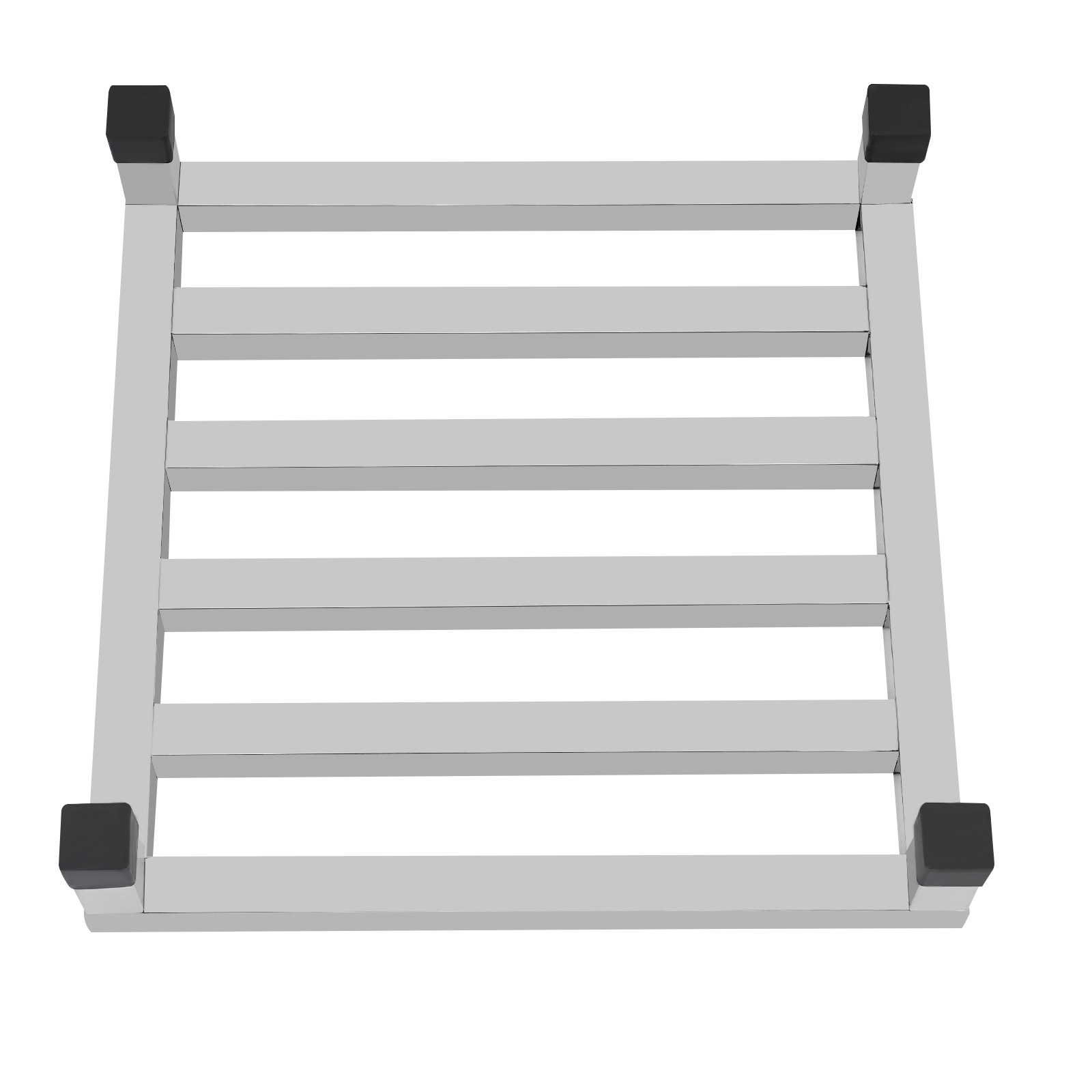 3Pcs Dunnage Stainless Steel Shelves Plants Display Rack Flower Showing Stand