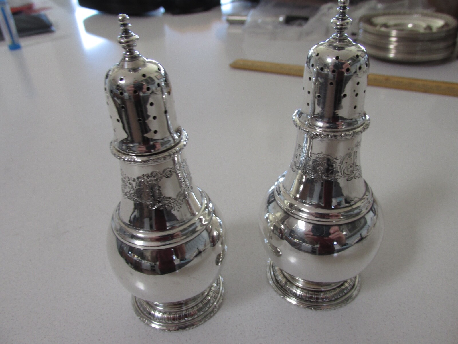 Vintage Treasure Sterling (#844) Sterling Silver Salt & Pepper Shakers