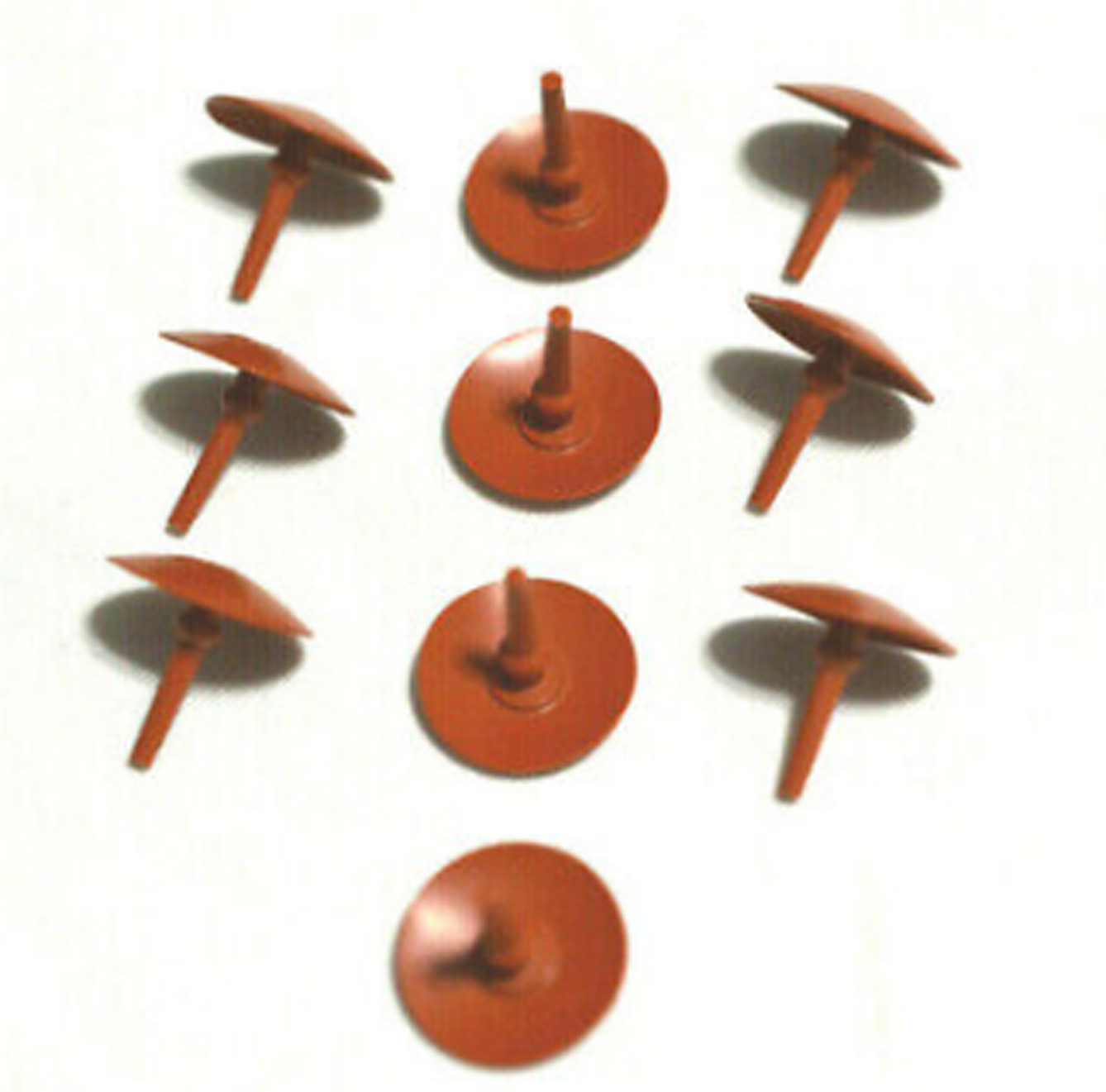 (10 Pack) Holley Accelerator Pump Check Valves Red Umbrella Pull Through Style