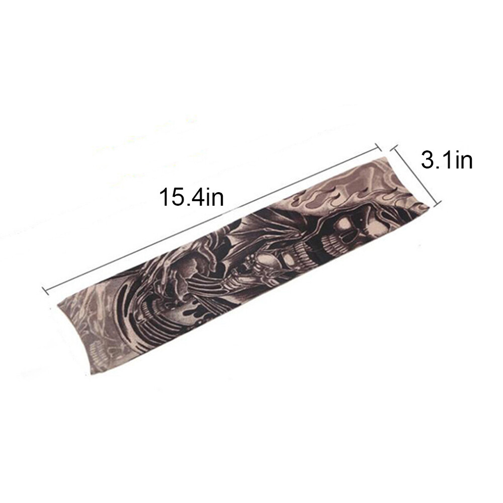10PCS Tattoo Cooling Arm Sleeves Cover UV Sun Protection Outdoor Sport Men Women