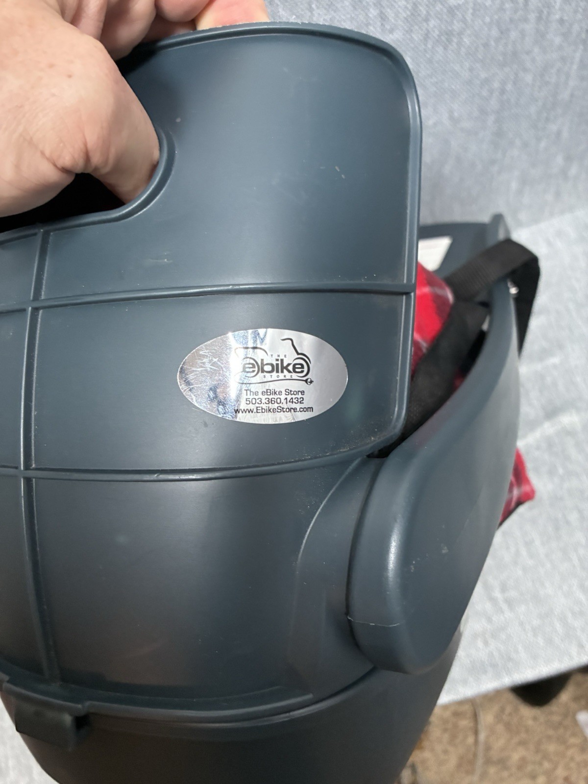 Buddyrider Dog Seat for Bicycle Pet Carrier With Padding E-Bike