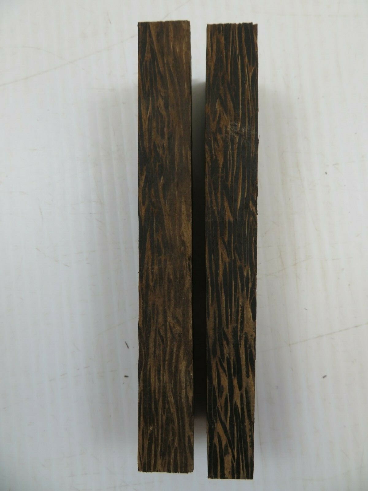 Black Palm Knife Scale/Tool Handle Blanks Book Matched Set 5" x 1-1/2" x 3/8"